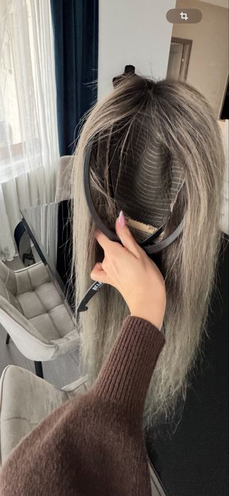 Peruca par natural uman