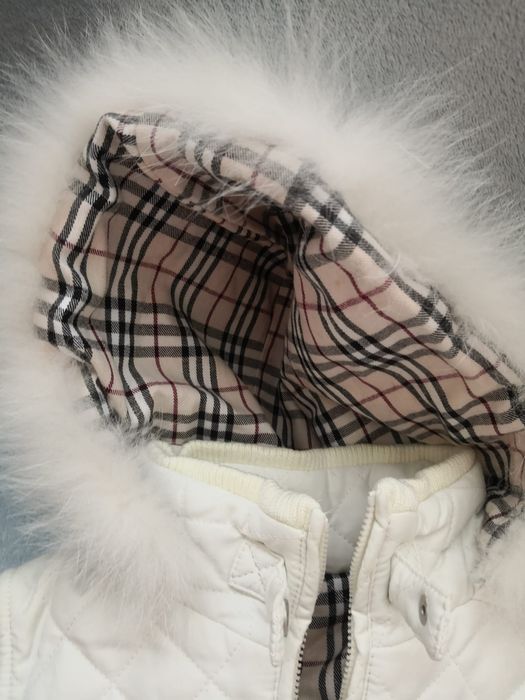 Бяла детска грейка