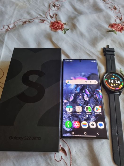 Samsung Galaxy S22 Ultra 5G + Galaxy Watch5 Pro LTE – pachet complet