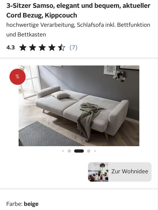 Canapea extensibila