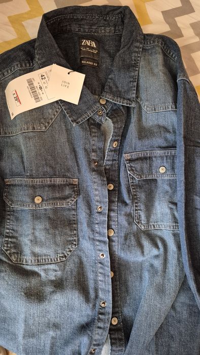 ZARA дънкова риза размер М