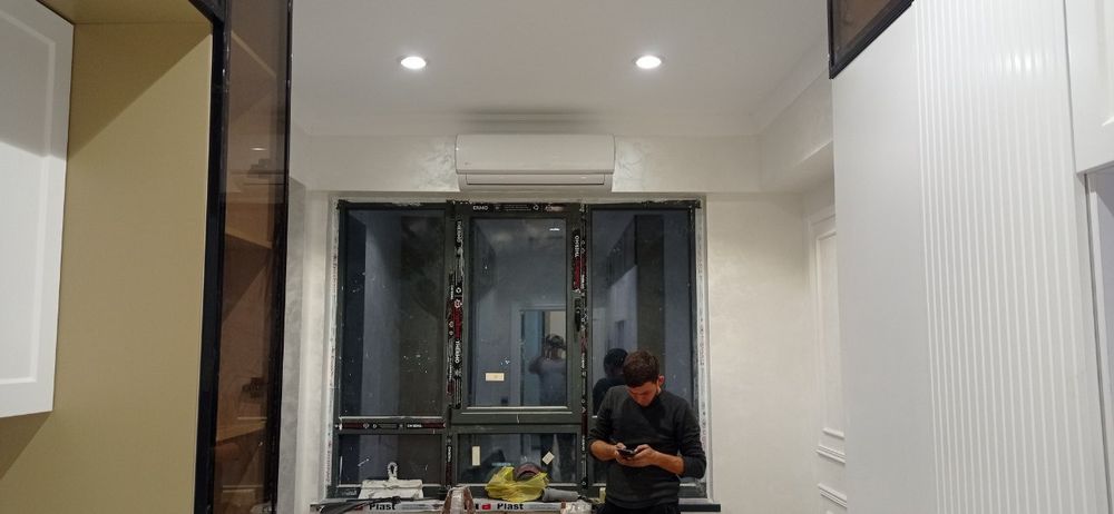 Установка  кондиционер.Konditsaner O‘rnatish.