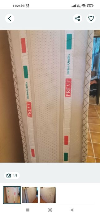 Oferta saltea spumă Previ Italy 1,60X2m 260 lei