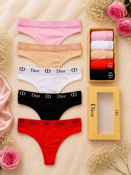 Chiloti tanga  5 la set 75 lei