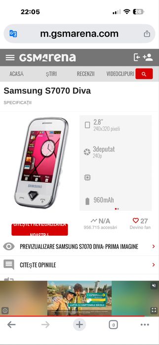 Samsung gt -s7070 diva