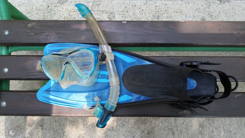 Creesi Rondine италиански леководолазни плавници и маска