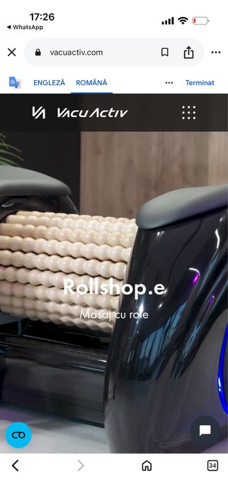 Vacuactiv rollshape exclusiv touch plus, nou.