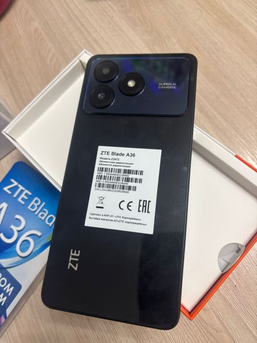 Продам новый телефон ZTE Blade A36
