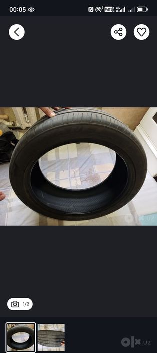 Balon shina. 225/45 holati ideal 2 ta bor gac aiondan i60 yechilgan