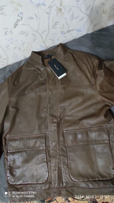 Кожаная куртка Massimo Dutti