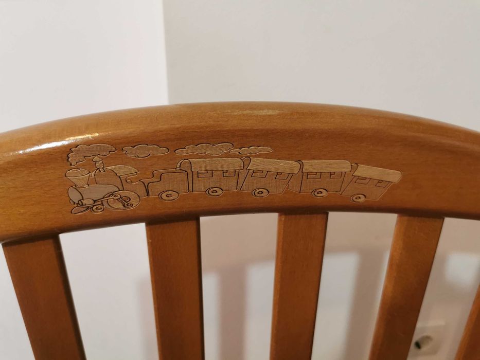 детска кошара PALI - Италия от масивно дърво с матрак