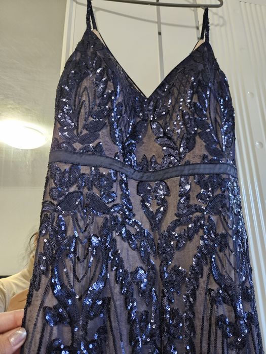 Дълга рокля с пайети