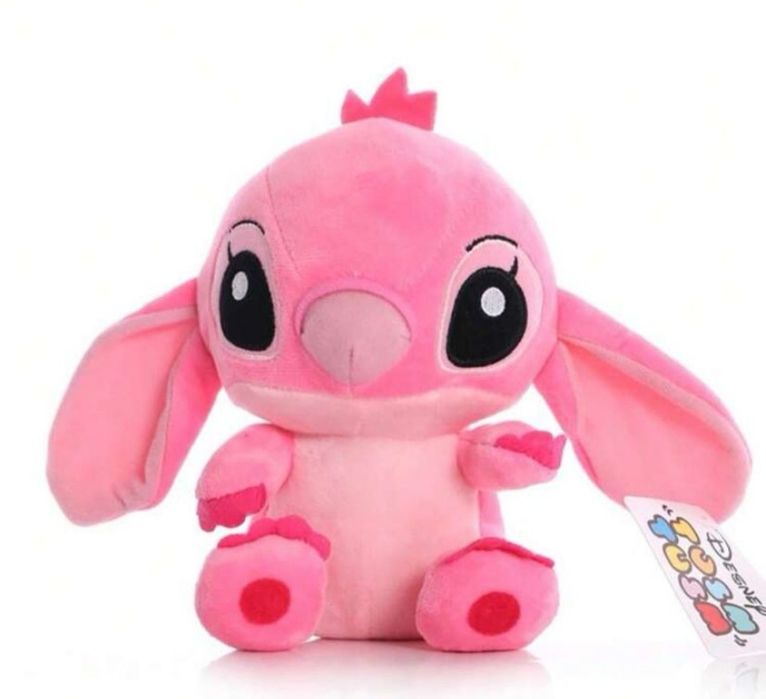 20 см плюшена играчка  Стичи розова и синя
