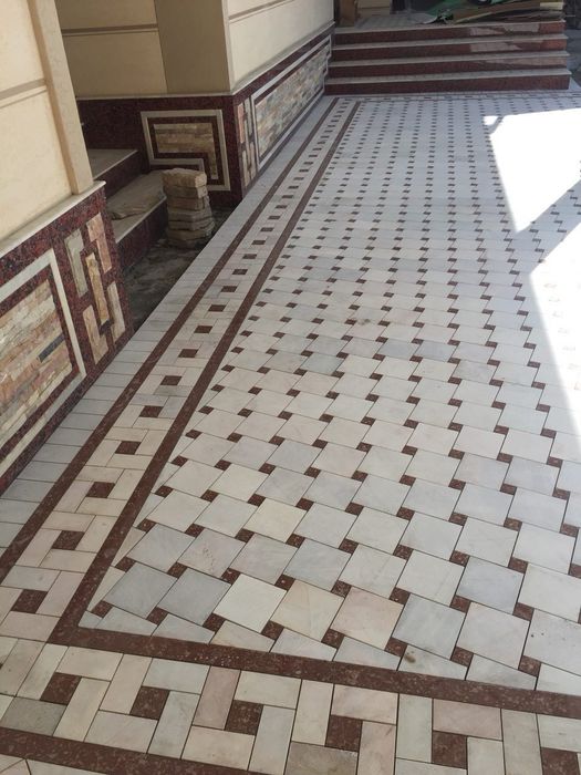 Барча Фасад ишлари киламиз Травертин гранит мрамор корка кабанчик