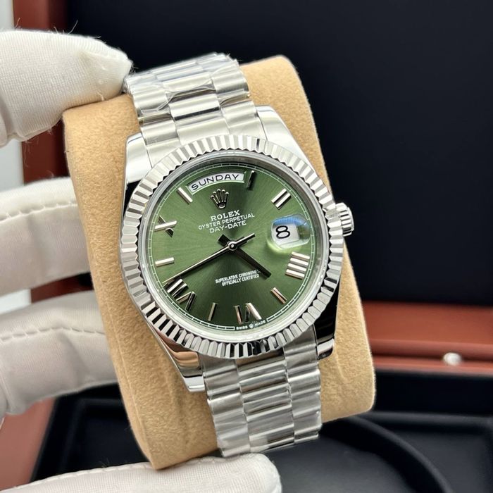 rolex daydate olive dial 40,mm
