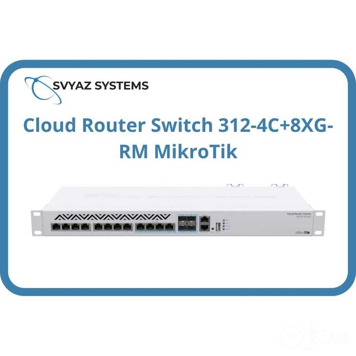 MikroTik Cloud Router Switch 312-4C+8XG-RM Коммутатор