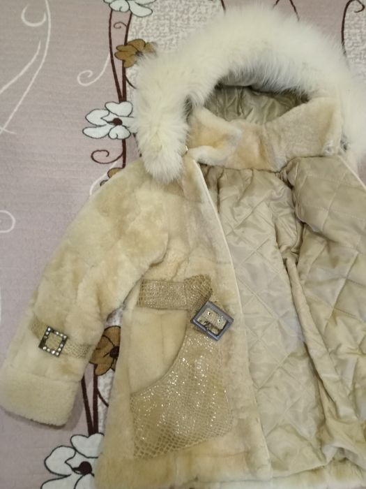 Дублёнка натуральная на девочку