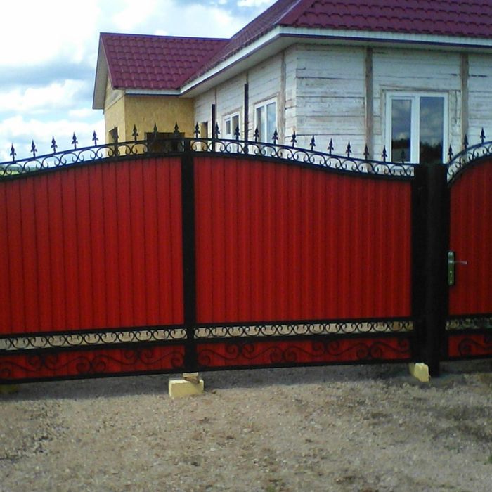 Продам ворота с забором