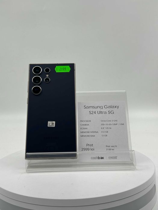 Samsung Galaxy S24 Ultra 512GB 12GB RAM Garantie 24 Luni CashBox