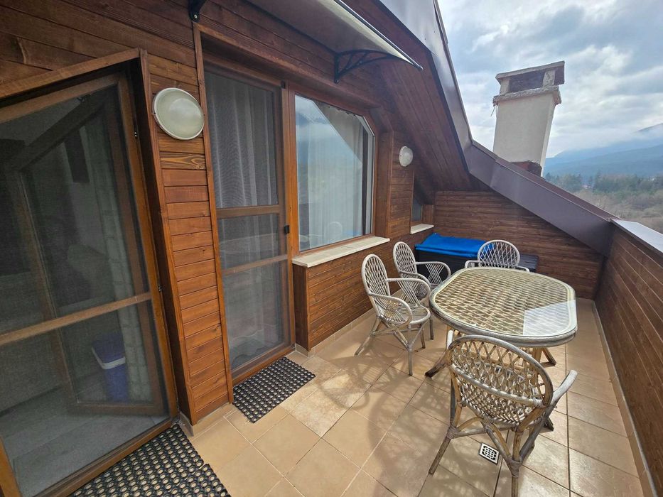 Regnum, Банско: двустаен апартамент с фронтална гледка към Пирин за продажба