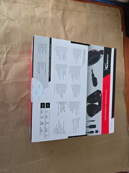 Чисто нови HyperX Cloud III Геймърски слушалки, Запечатани