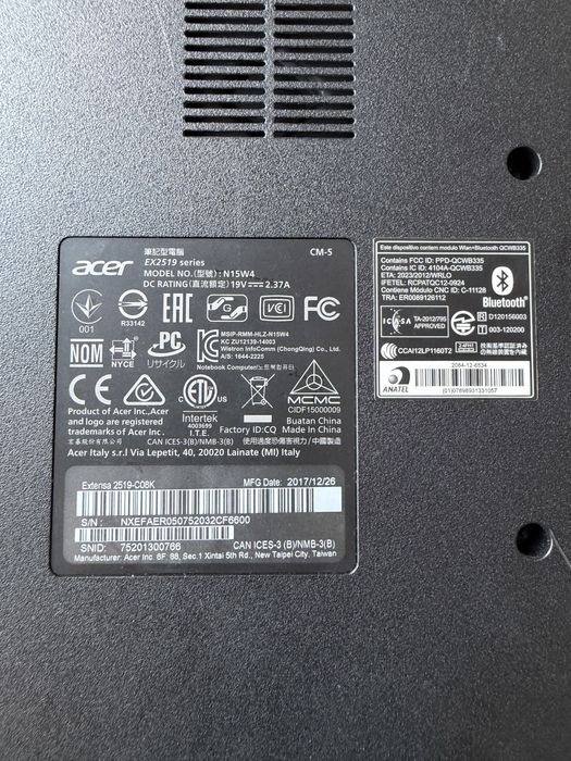 Ноутбук Acer Extensa 2519