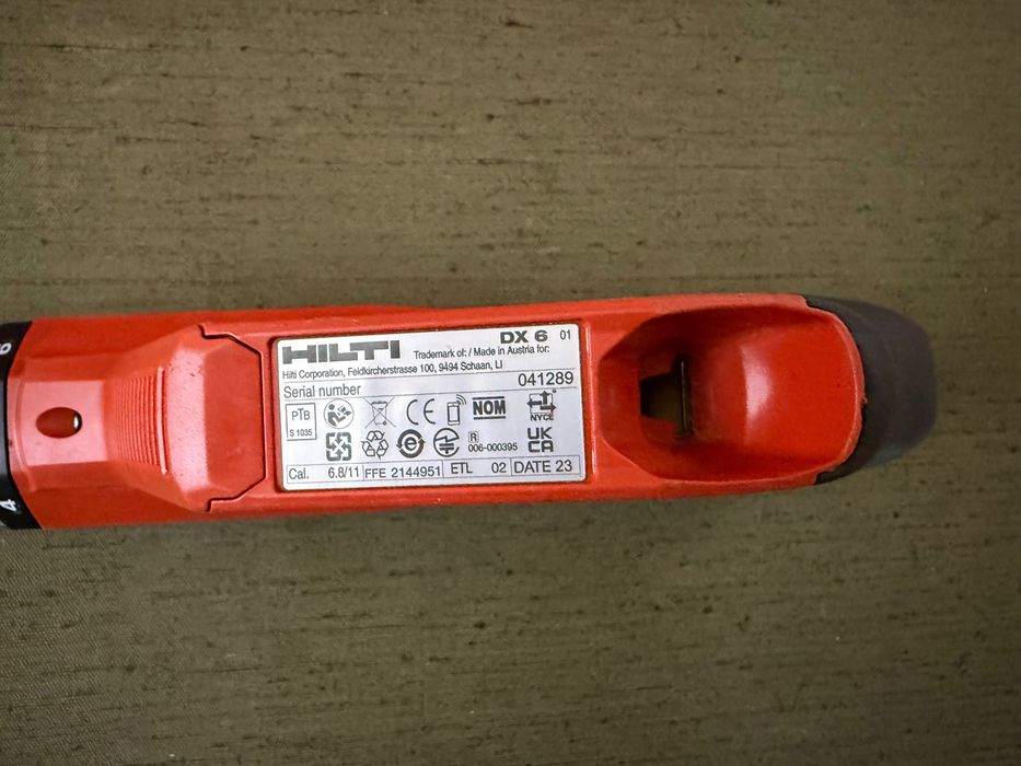 HILTI DX 6 Kit – уред за директен монтаж | КАТО НОВ