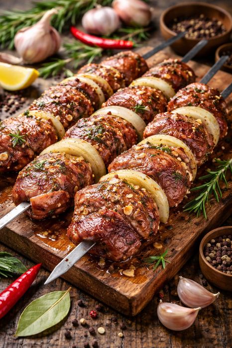 Шашлык маринованый утка маринад