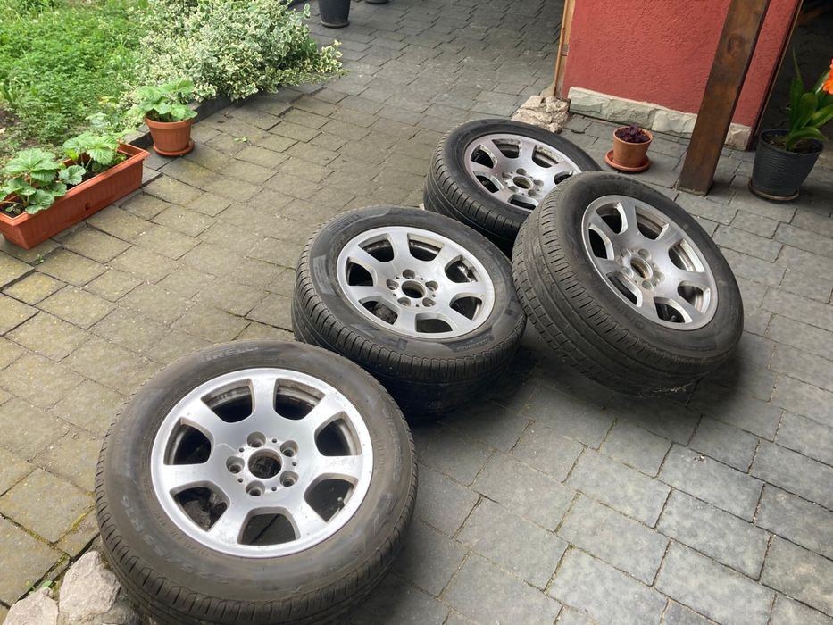 Set jante aliaj BMW OEM R16 + anvelope Pirelli vară 225/55/R16