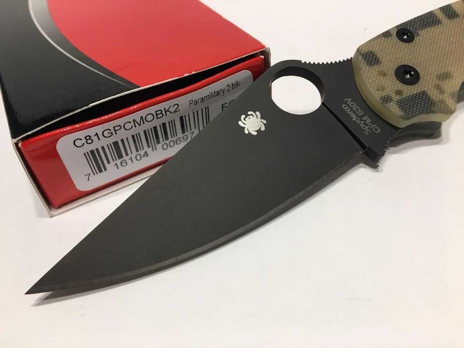 Cutit Briceag Spyderco USA Paramilitary 2 Camo G10