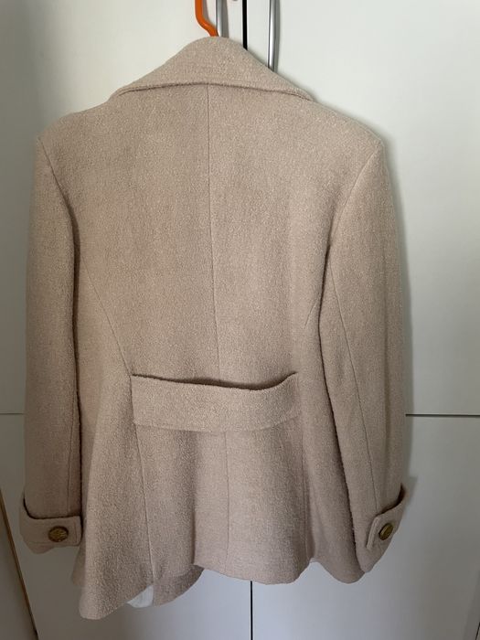 Vand palton lana roz prafuit