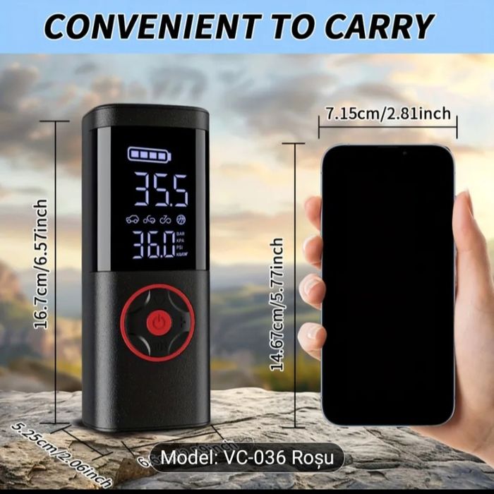 Compresor auto cu acumulator