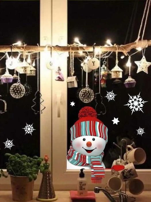 Новогодние наклейки