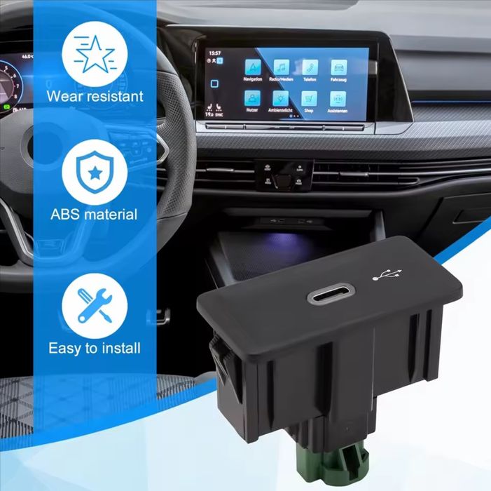 Vand usb Mib2.5 Mib3 Car USB AUX CarPlay MDI USB AMI Install Plug Sock