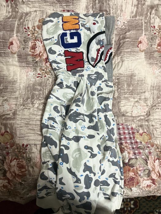 зипка Bape XXL с двумя капюшонами