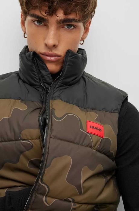 HUGO мужской жилет в камуфляжном стиле РАЗМЕР М