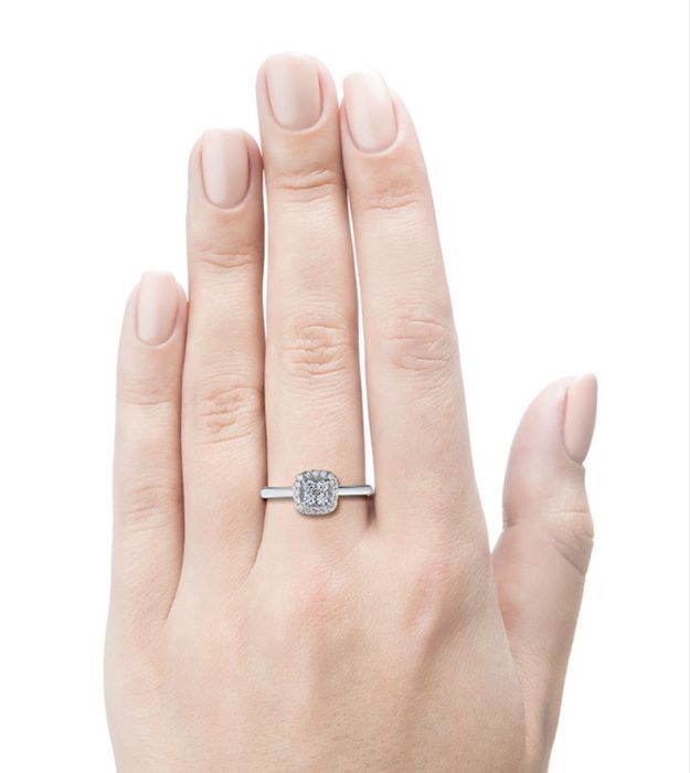 Бриллиантовое кольцо ЭПЛ 16,5