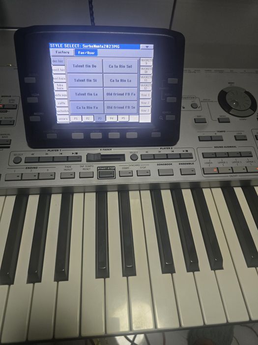 Set korg pa3 mem 256 /pa600 96 mb/pa800256 pa300 32 mb/Automat introdu