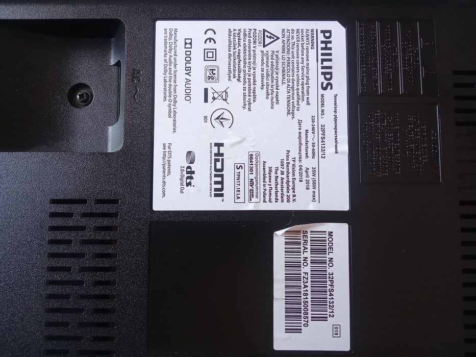 PHILIPS.32".LED.TV.на части