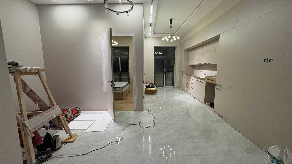 Готовая 2-комнатная квартира с видом на город в ЖК Shinam