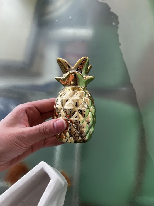 Декор (ананас, поднос, подсвечница)