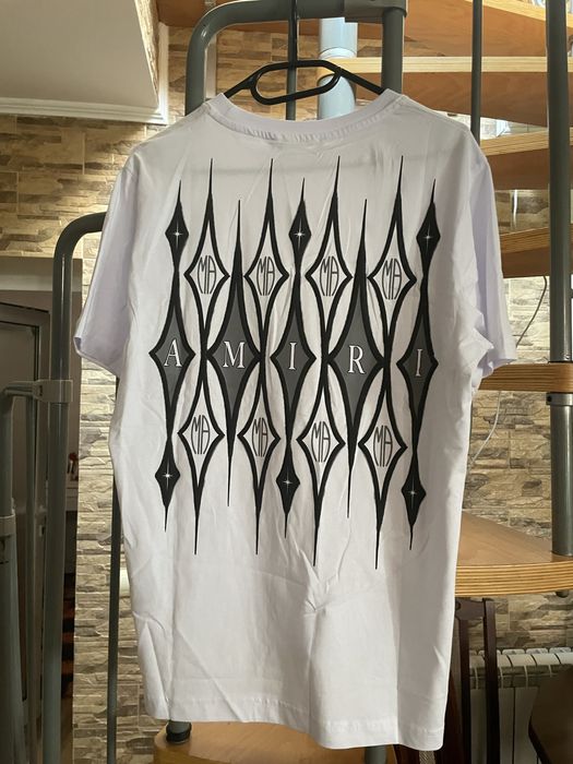 Tricou Amiri Alb,Marimea L