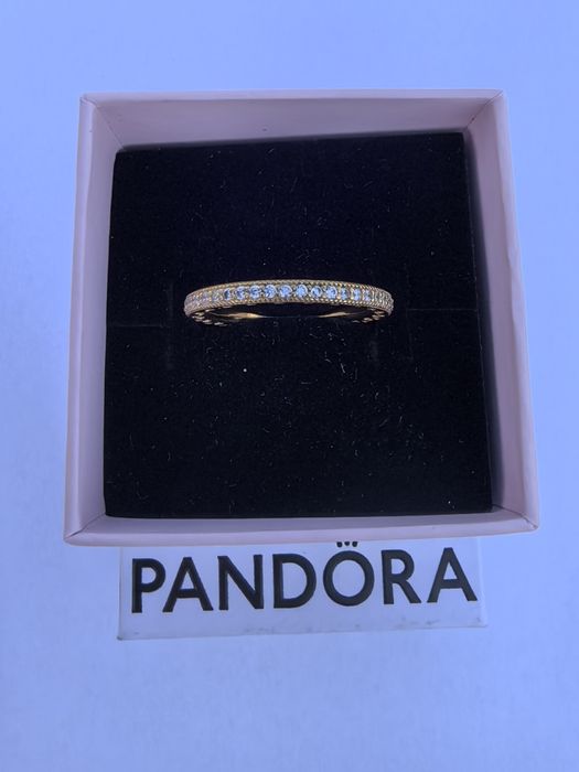 PANDORA пръстен 14К златно покритие