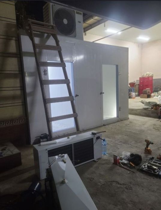 Kamera xaladilnik yasaymiz . Sendvich panel va poleuletan materialdan