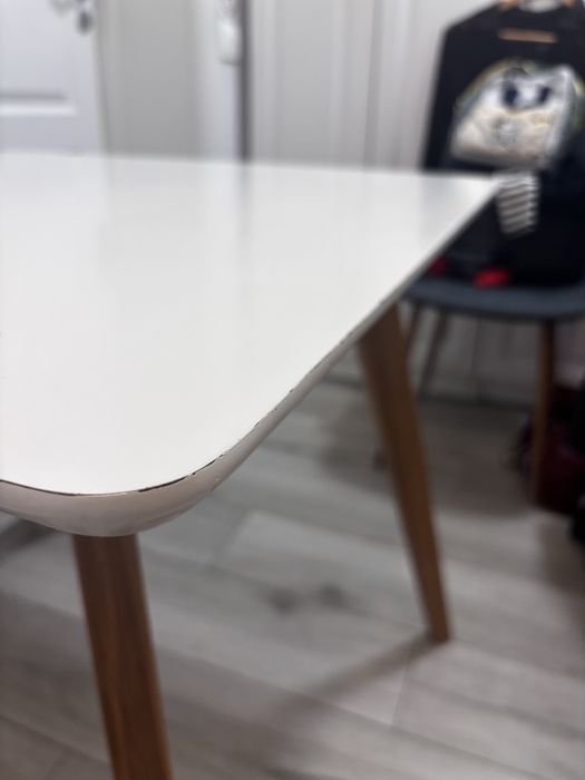 Masa bucatarie mdf alba