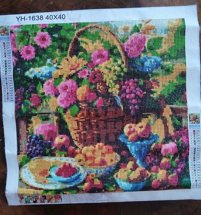 Диамантен гоблен направен