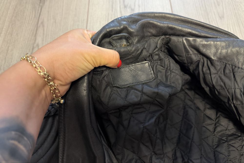 Geaca moto piele mărimea 42