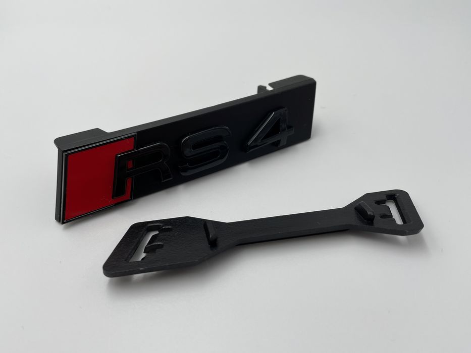 Set Embleme Audi RS4 negru s-line