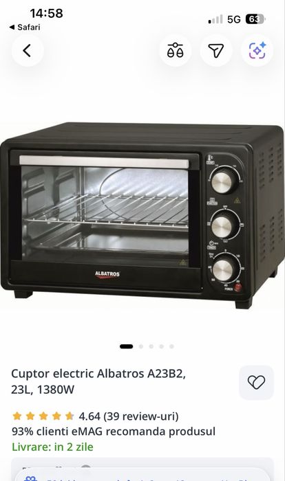Cuptor electric albatros