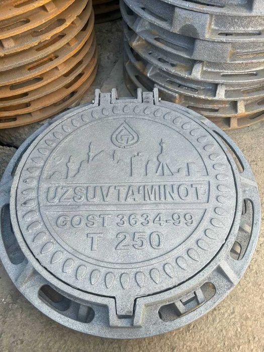 Канализационные Люки (Оптом) чугунные, полимерные, песчаные,